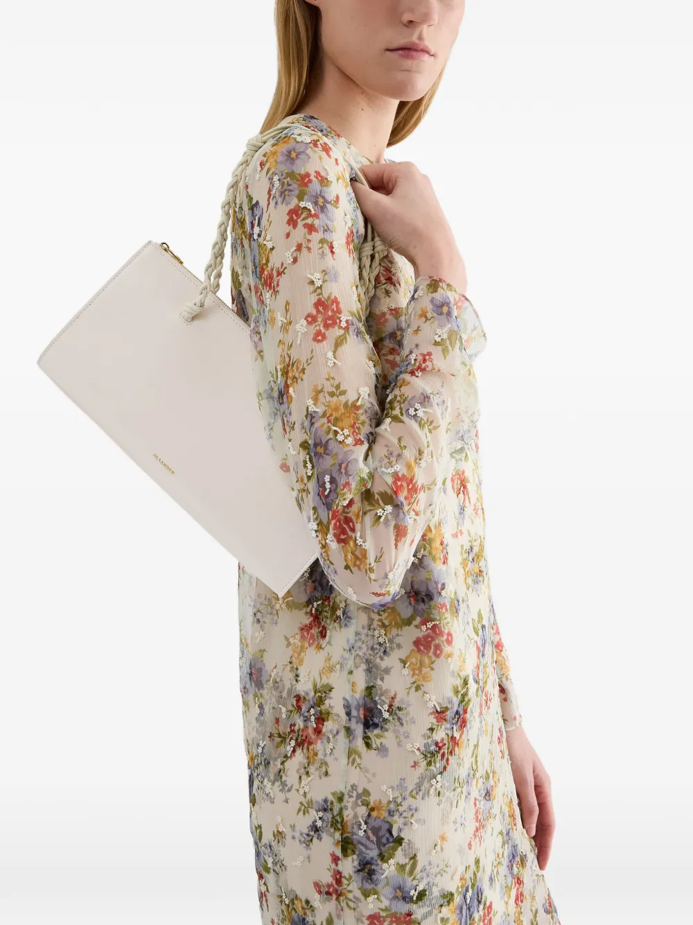 Jil Sander Tangle Tent shoulder bag - Bianco