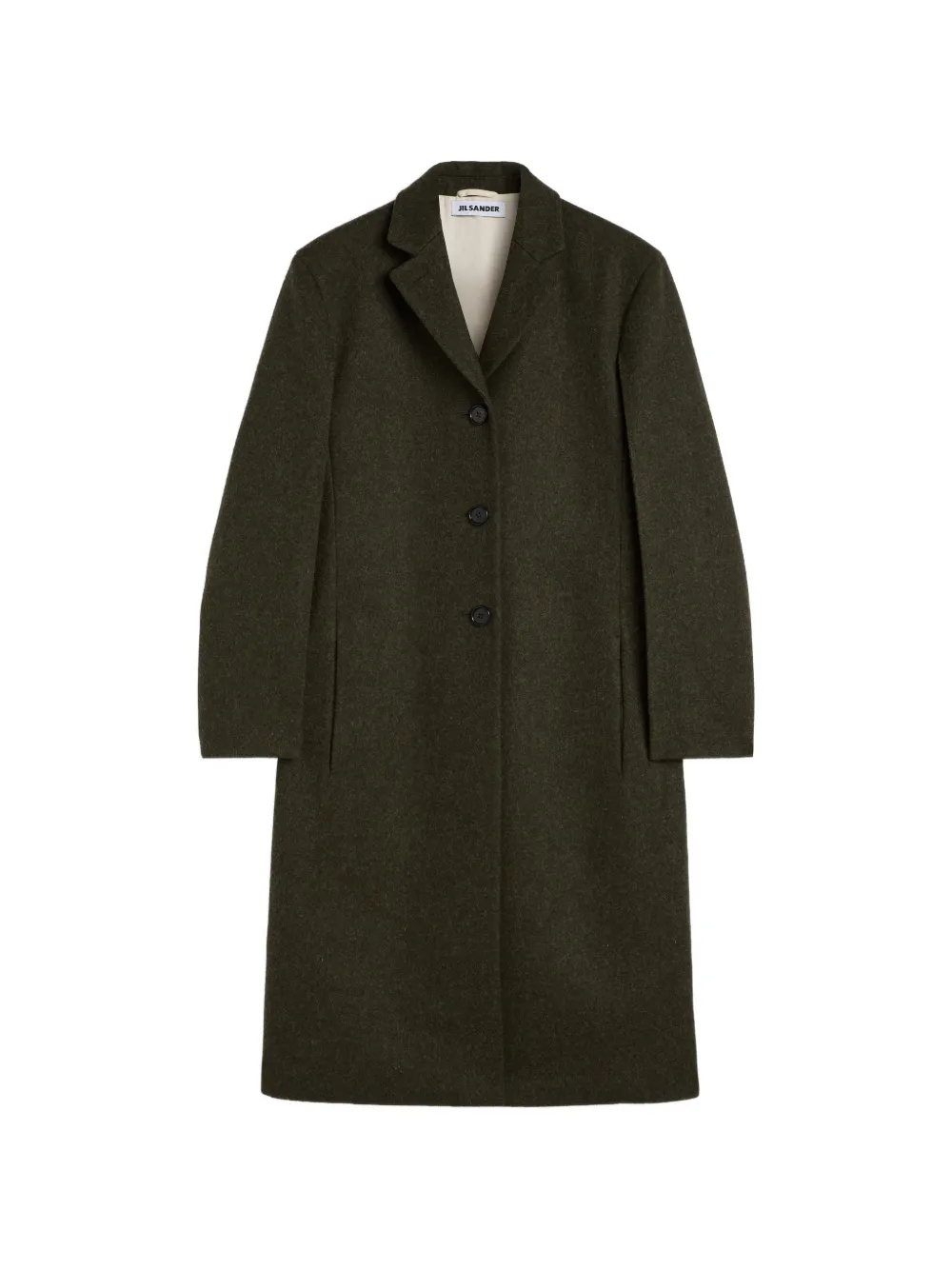 Jil Sander Cappotto monopetto - Verde