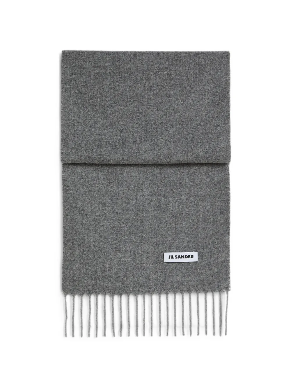 Jil Sander Sciarpa slim in cashmere - Grigio
