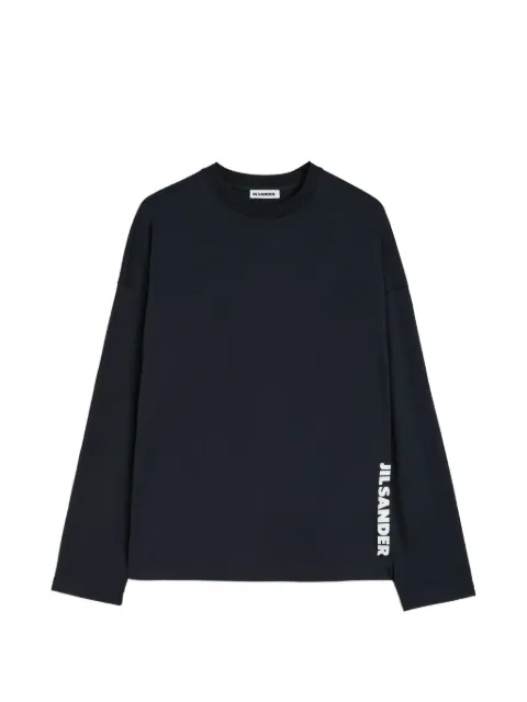 Jil Sander logo-print boxy-fit T-shirt