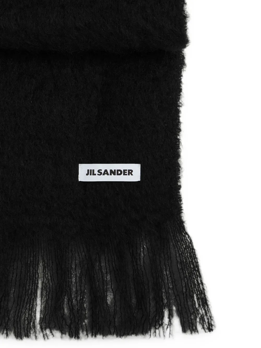 Jil Sander Sjaal van wolblend Zwart