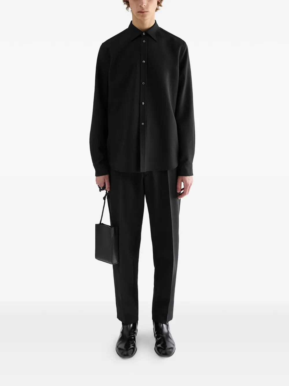 Jil Sander Overhemd met lange mouwen Zwart
