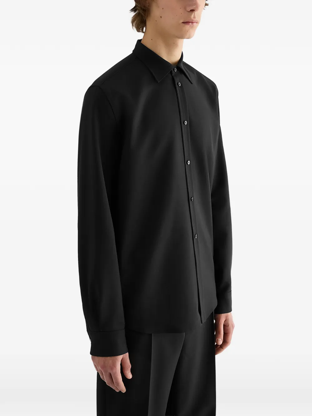 Jil Sander Overhemd met lange mouwen Zwart