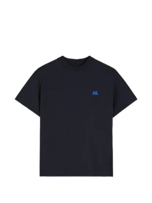 Moncler embroidered-logo T-shirt | Blue | FARFETCH