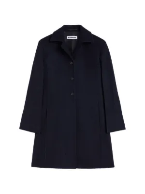 Balenciaga Deconstructed Cotton Long Coat | Black | FARFETCH AO
