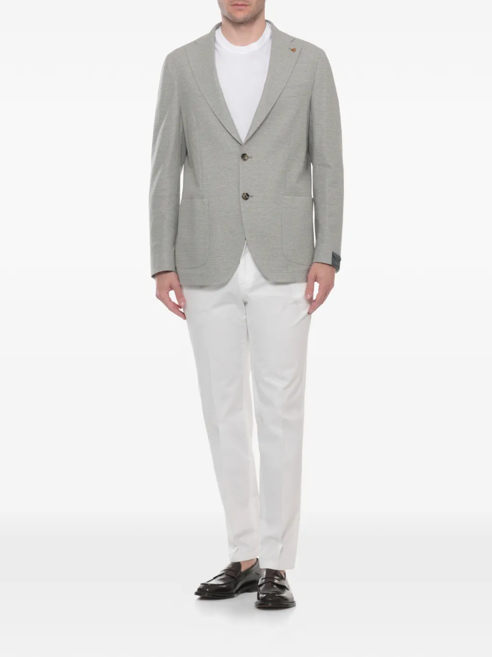 Latorre Blazer à Motif En Coton - Vert 
