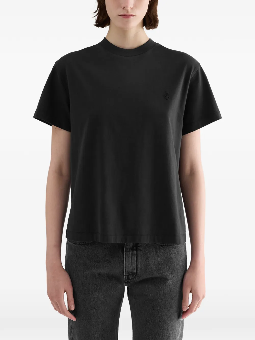 Jil Sander Drie T-shirts met korte mouwen Zwart