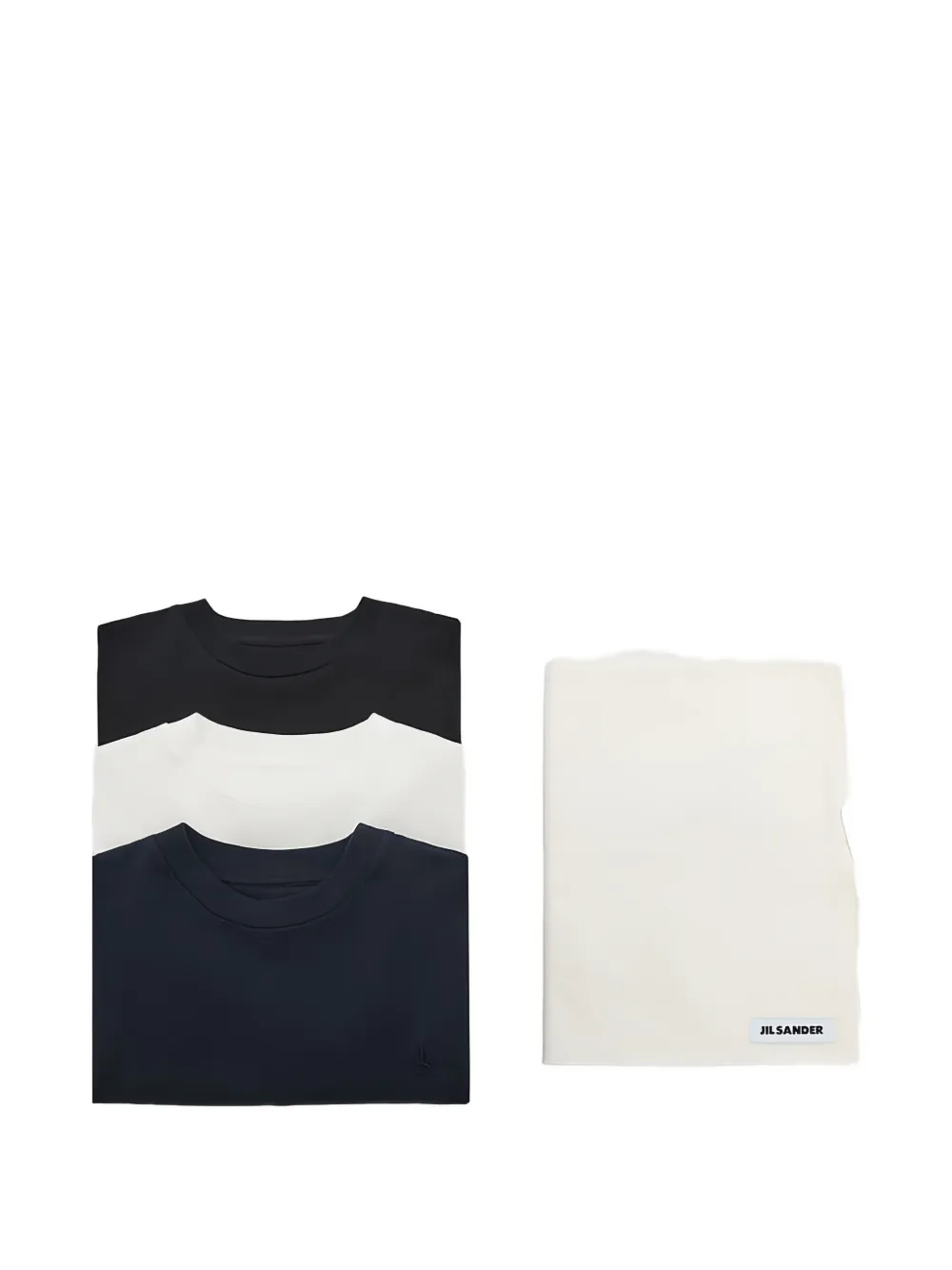 Jil Sander short-sleeves T-shirt (set of three) - Schwarz