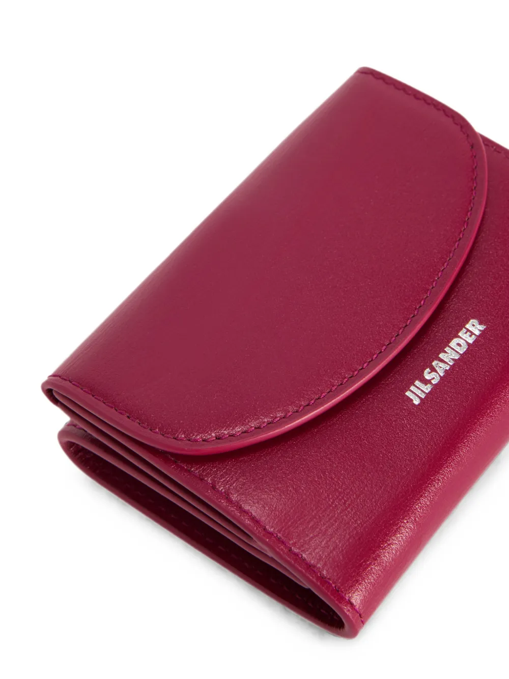 Jil Sander Cannolo portemonnee Roze