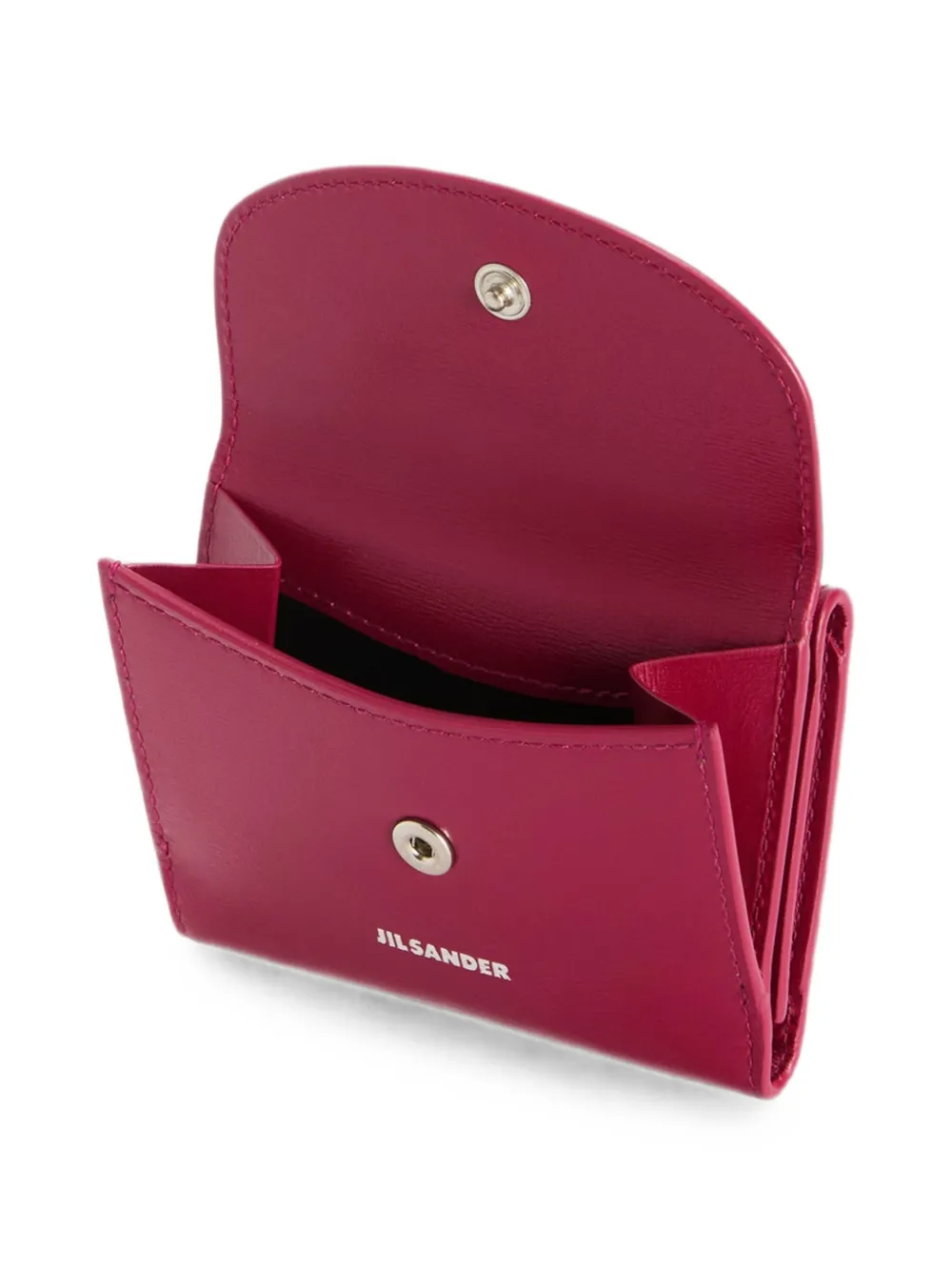 Jil Sander Cannolo portemonnee Roze