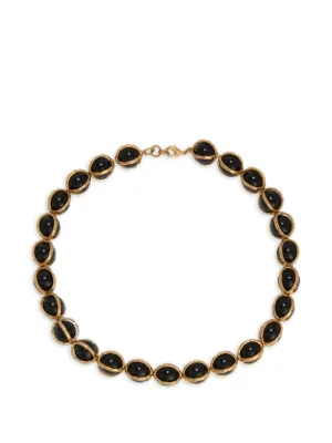Saint Laurent ビーズ ネックレス | ブラック | FARFETCH JP