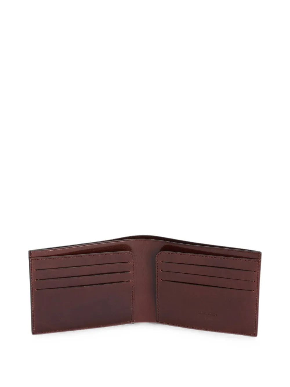 Jil Sander Portemonnee met logo Bruin