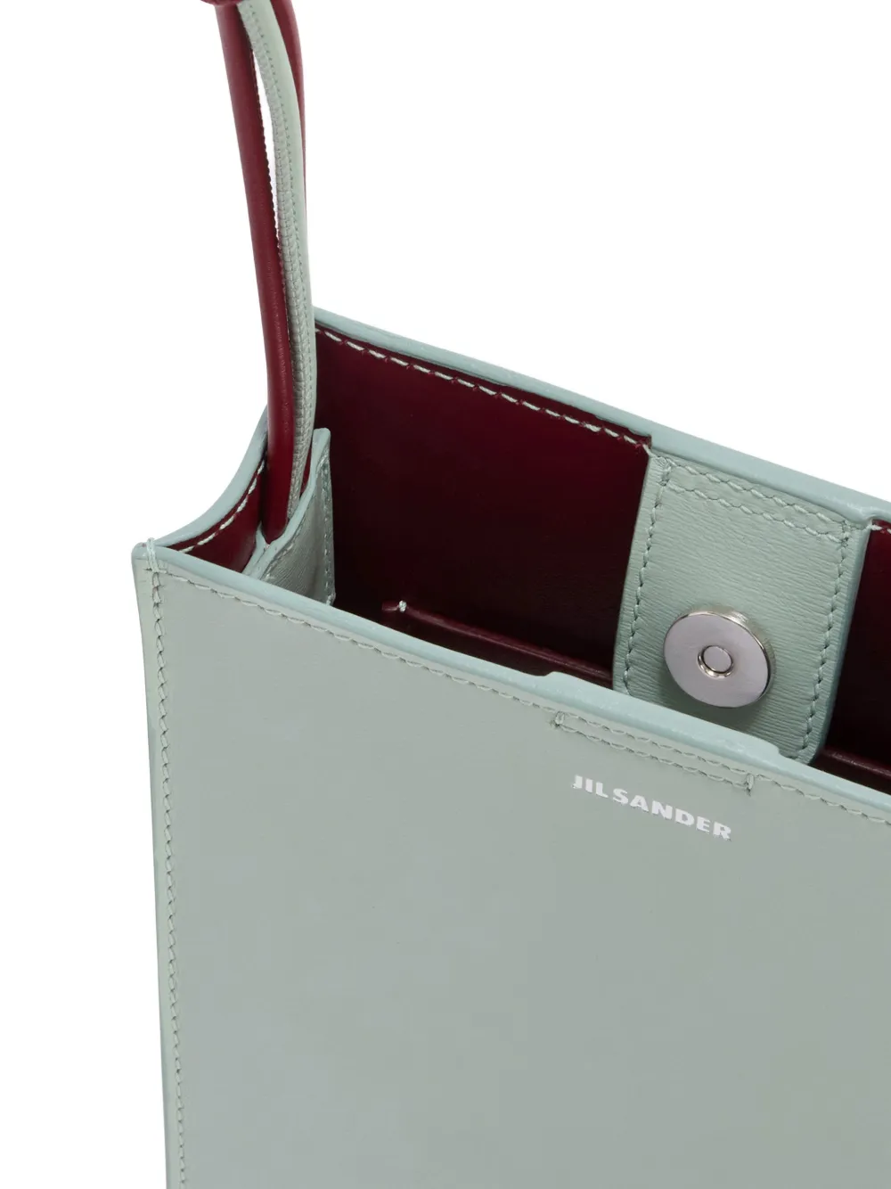 Jil Sander Tangle leren schoudertas Blauw