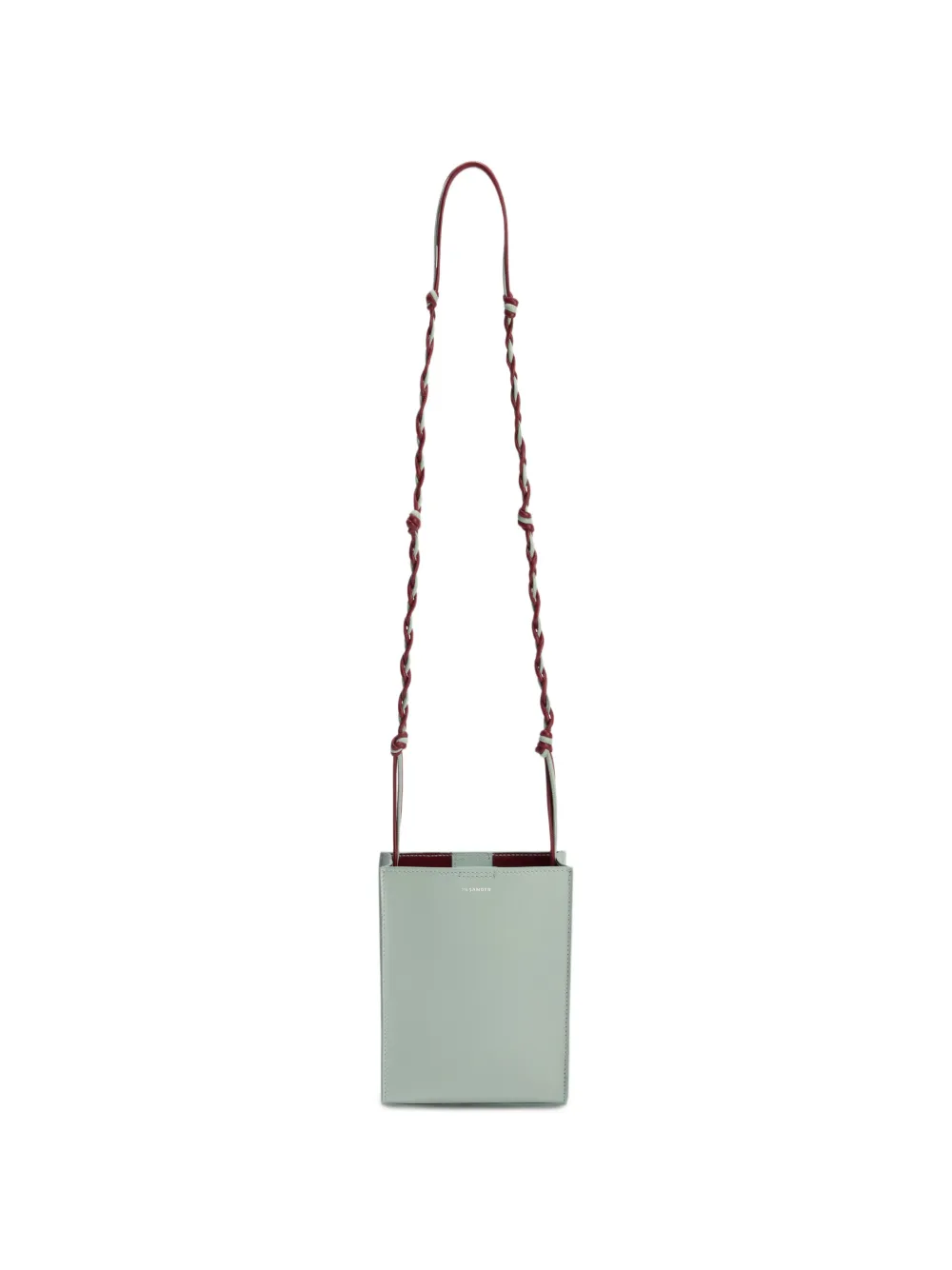 Jil Sander small Tangle leather shoulder bag - Blu