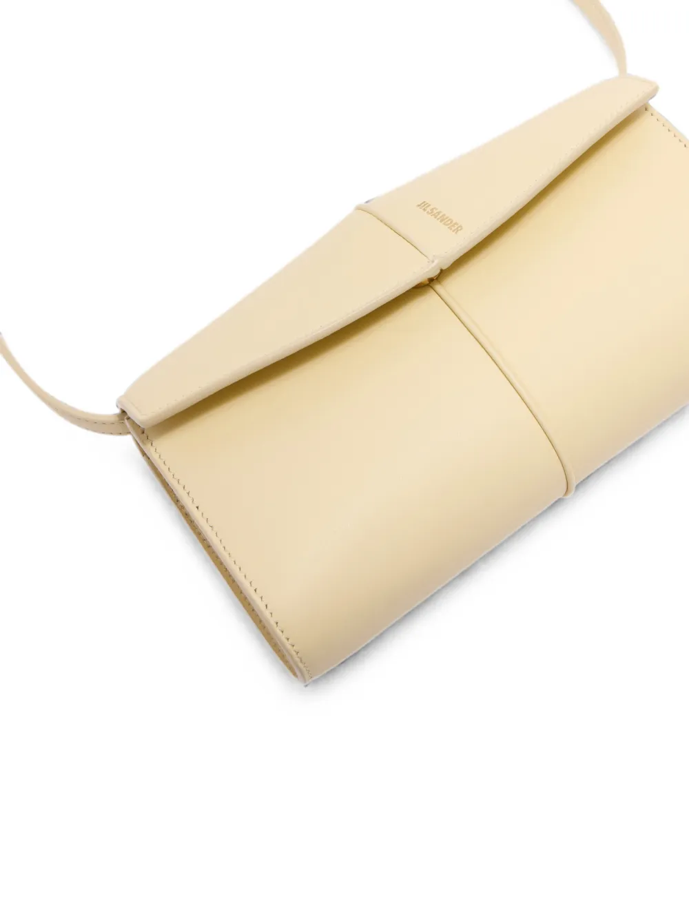 Jil Sander Linea portemonnee met band Beige