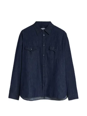 JIL SANDER デニムシャツ size50 Jil Sander ロングスリーブ デニムシャツ | ブルー | FARFETCH JP
