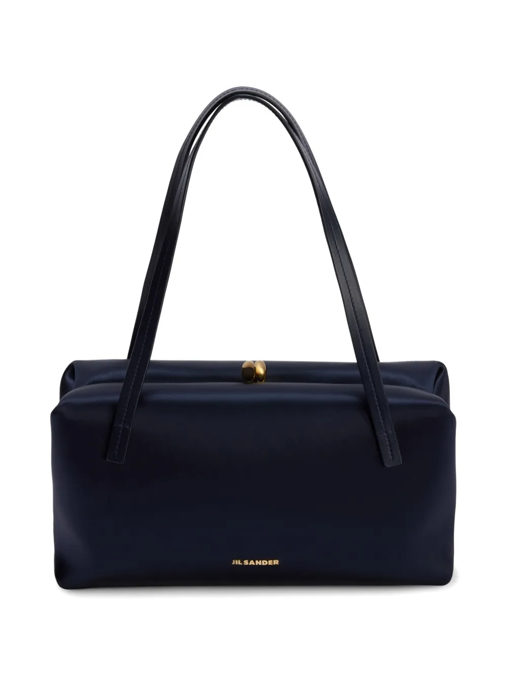 Jil Sander Goji Pillow satijnen shopper Blauw