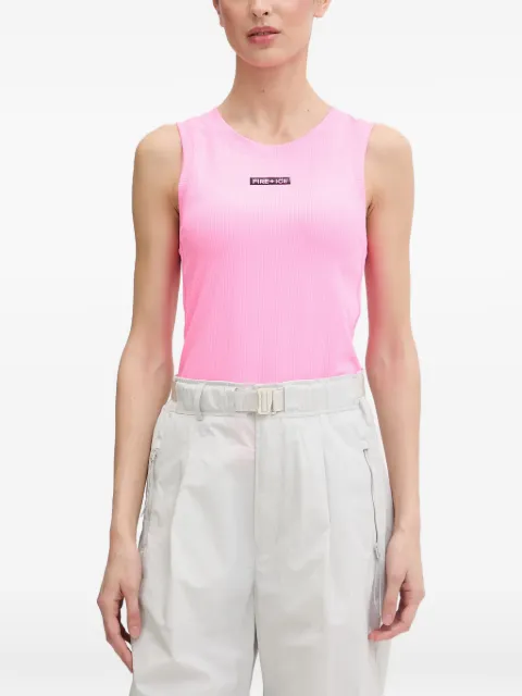 BOGNER FIRE+ICE Manya ribbed logo-patch tank top