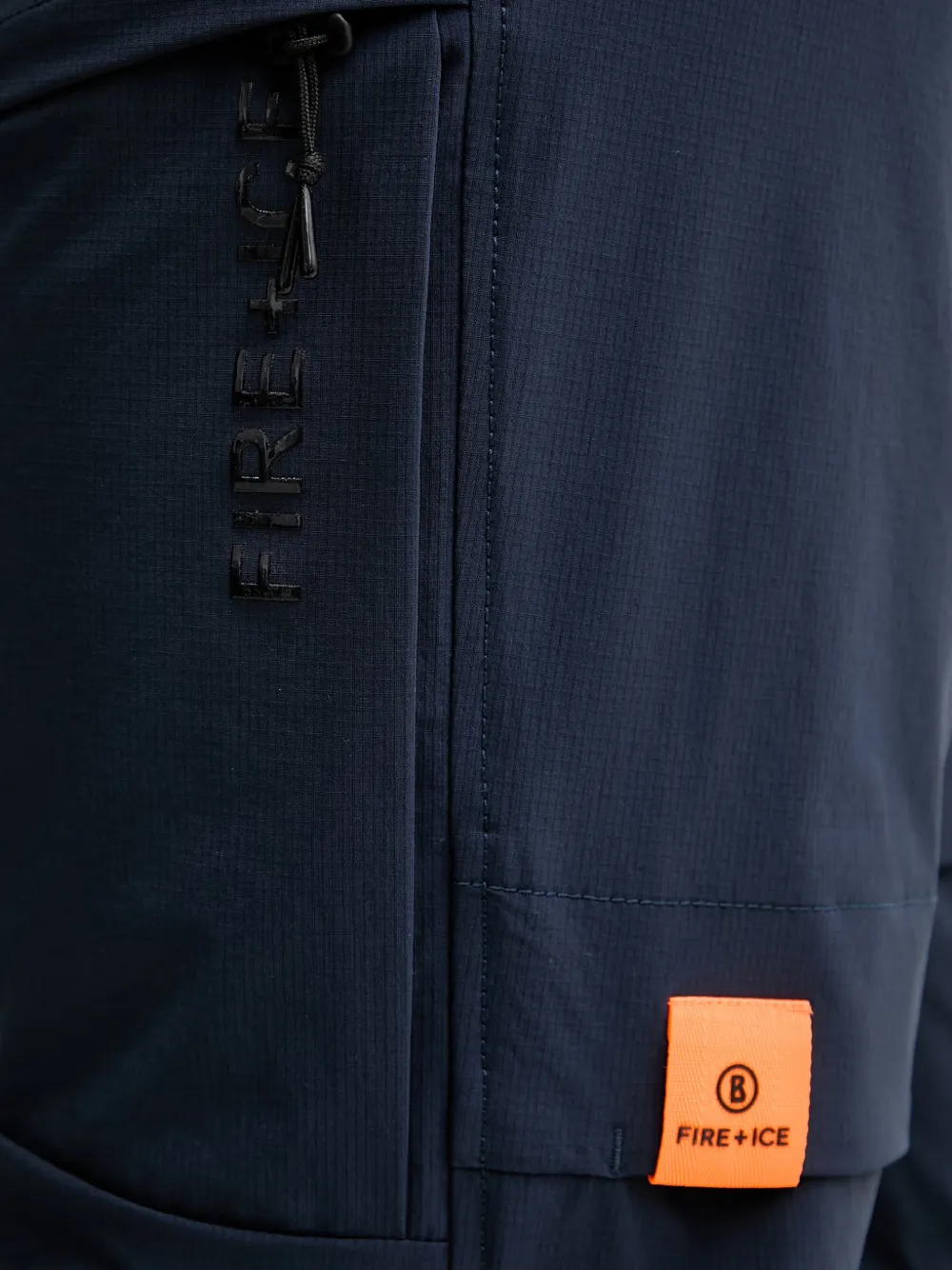 BOGNER FIRE+ICE Ludwig trainingsbroek met elastische cuffs en logopatch Blauw