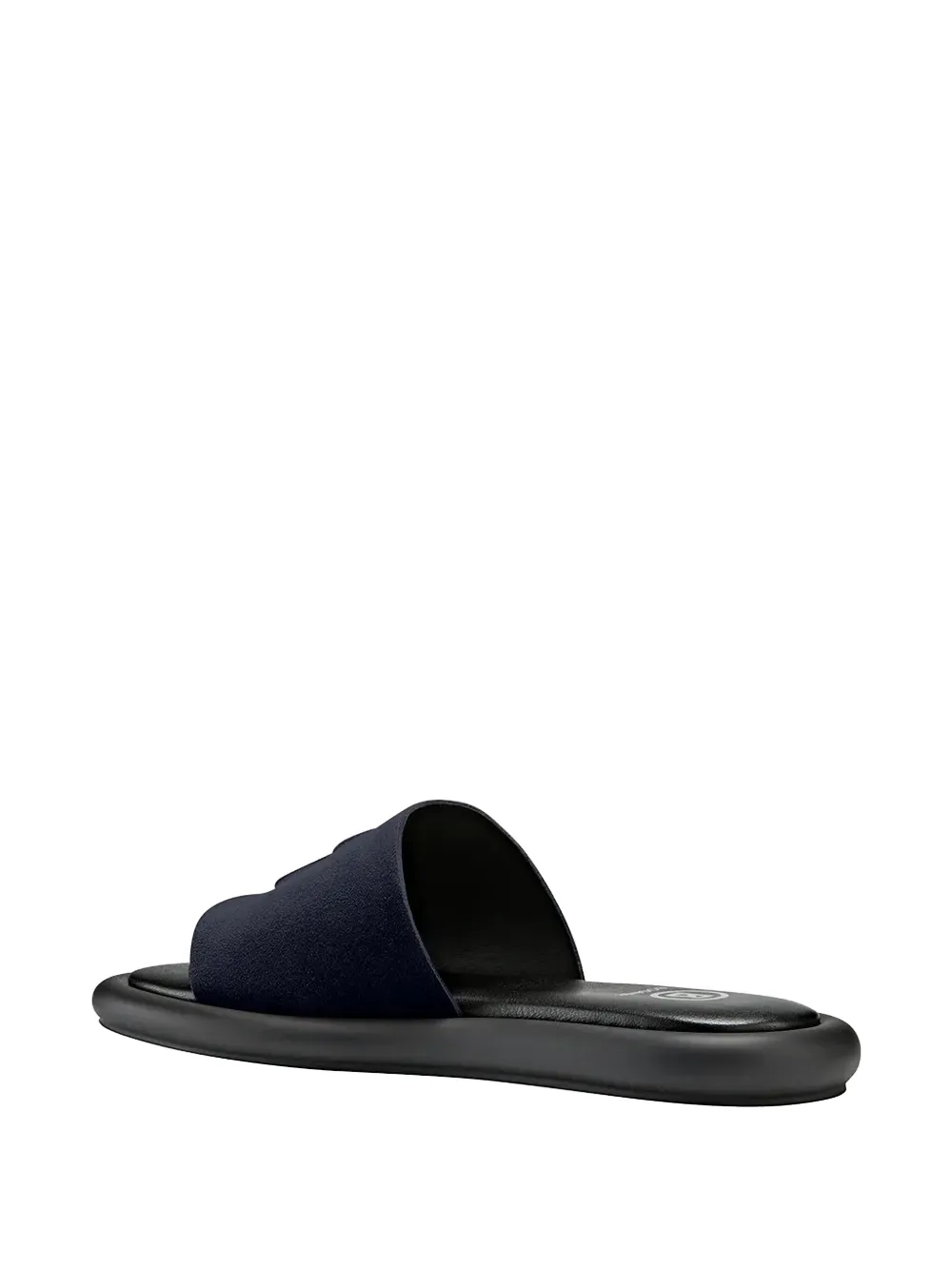 BOGNER logo-embossed slides Blauw