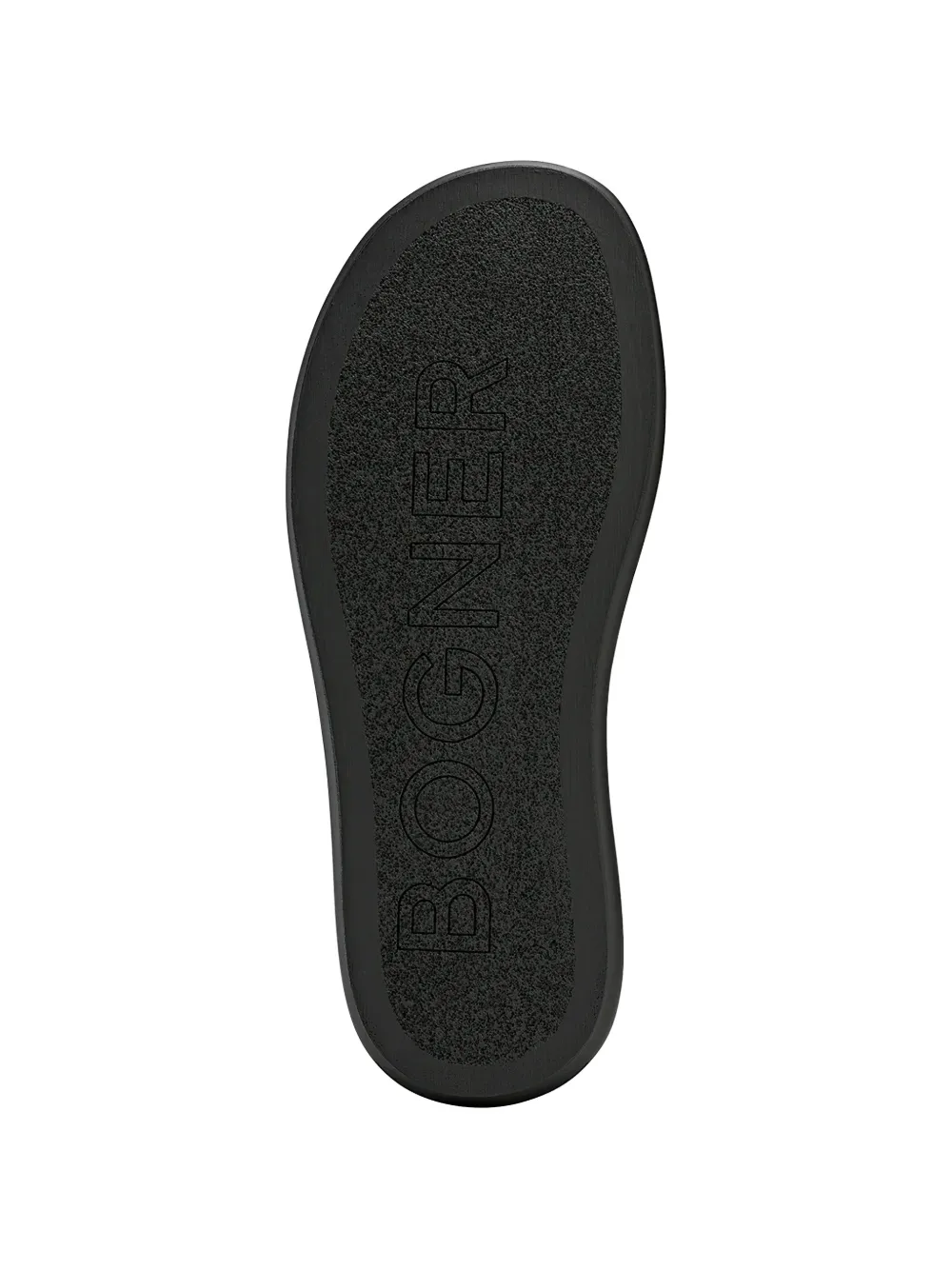 BOGNER logo-embossed slides Blauw