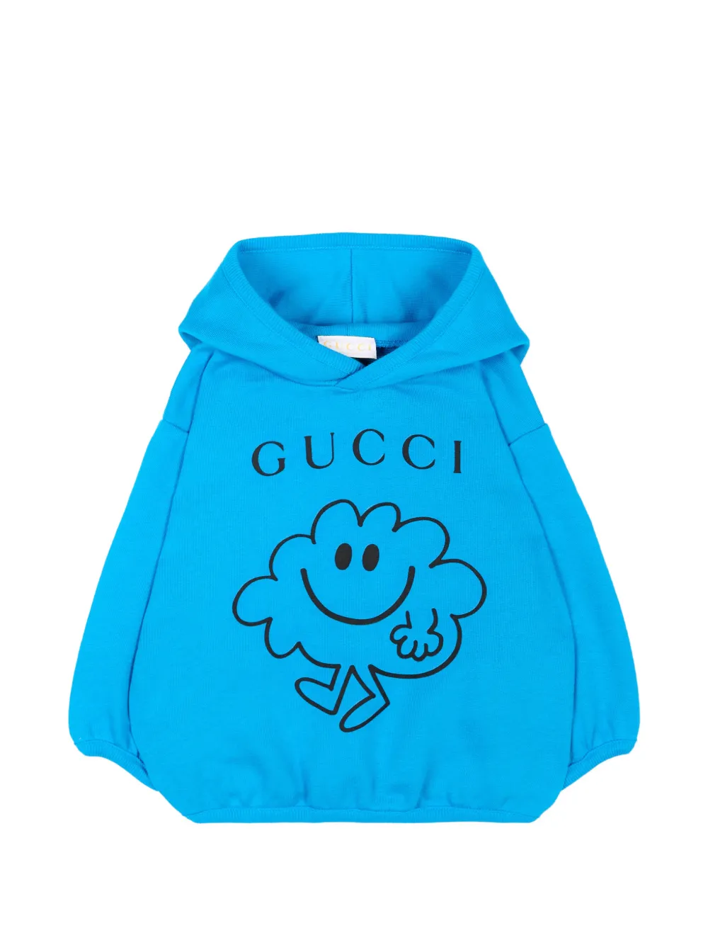 Gucci Kids x MR. MEN™ LITTLE MISS™ logo-print hoodie - Blau