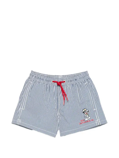 MC2 Saint Barth Kids x Disney Patmos striped swim shorts