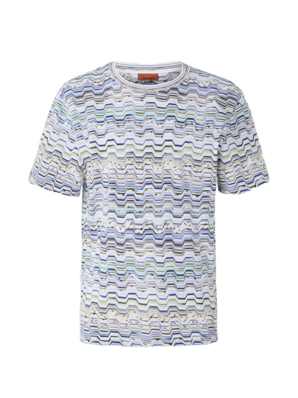 Missoni zigzag-knit T-shirt - Weiß
