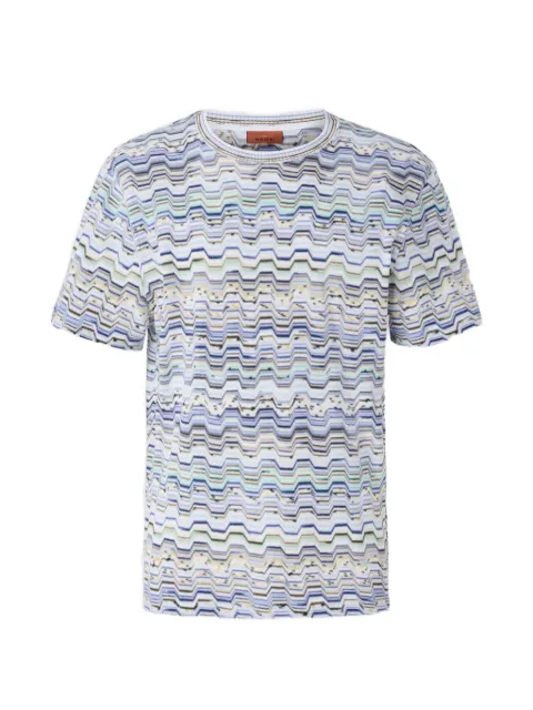 Missoni zigzag-pattern short-sleeve T-shirt