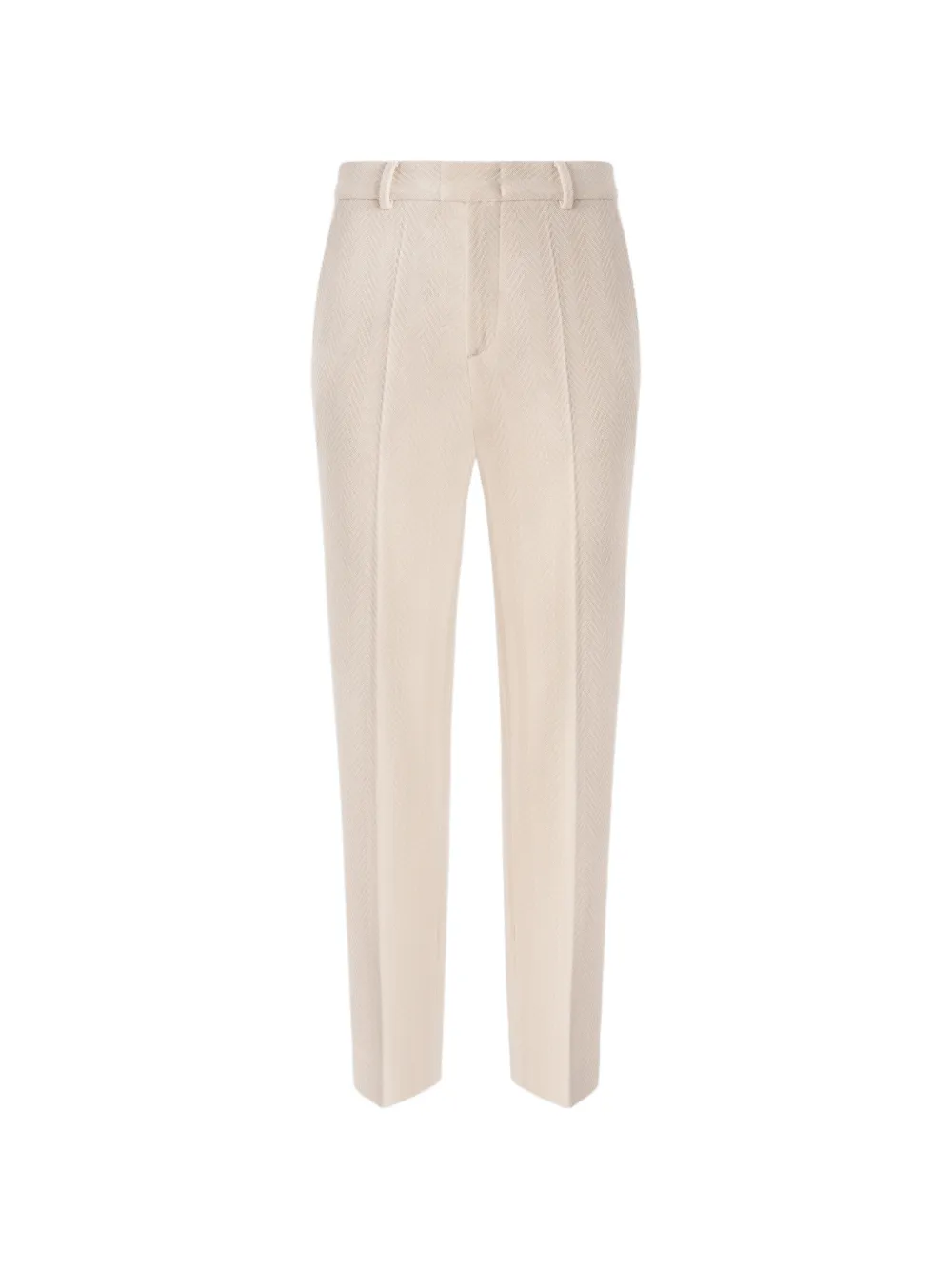 Missoni chevron-knit tailored trousers - Nude