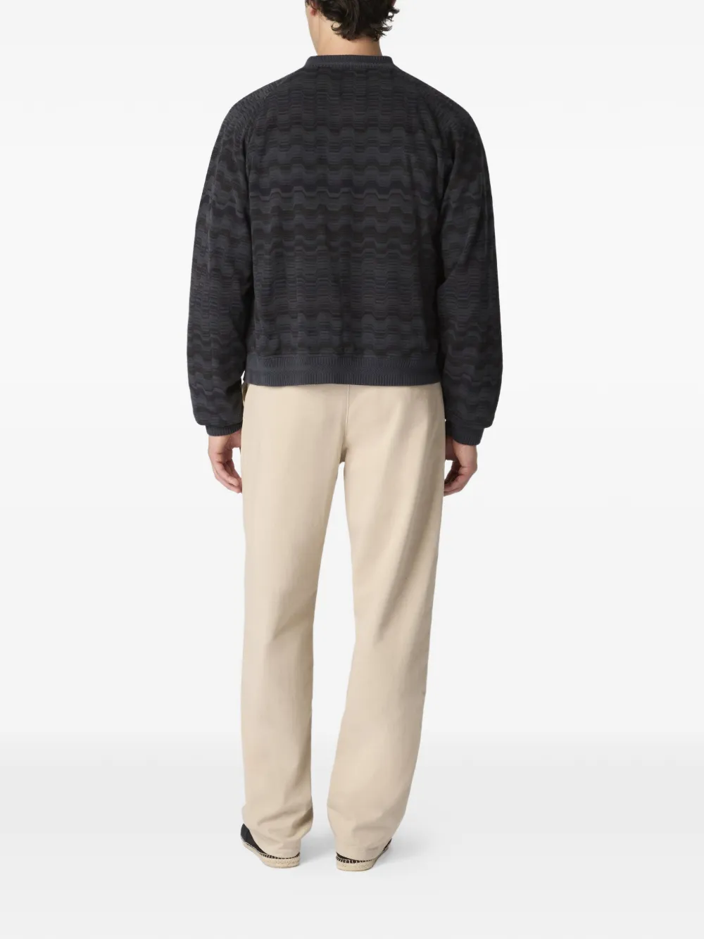 Missoni Katoenen bomberjack Zwart