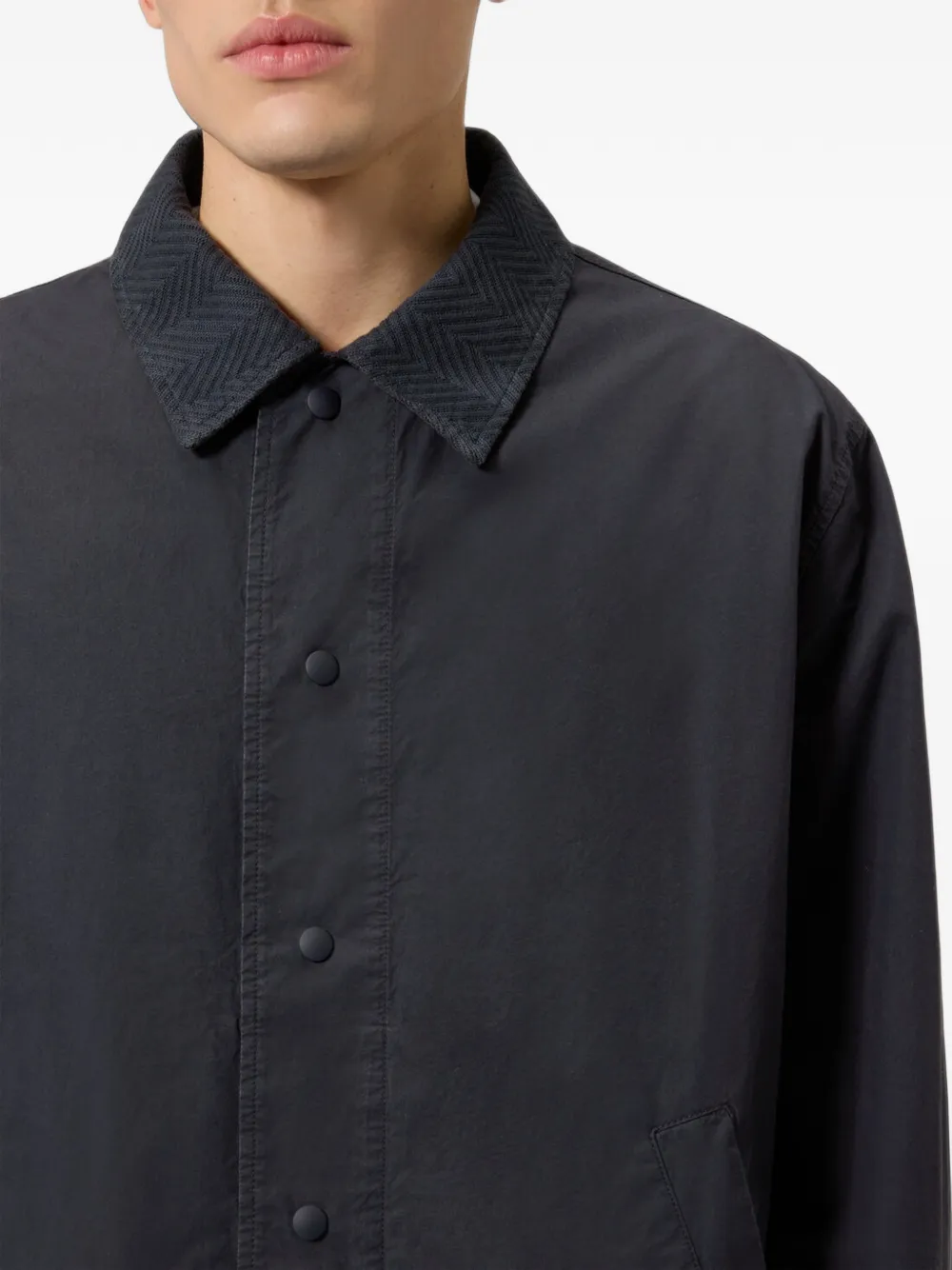 Missoni Shirtjack met zigzag-kraag Blauw