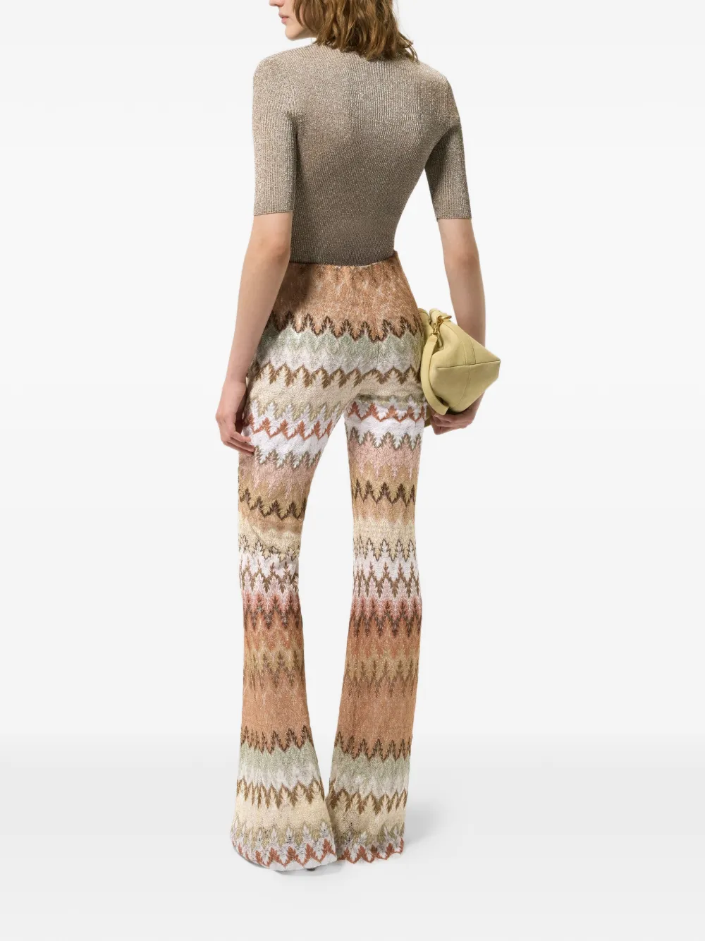 Missoni Flared broek Beige
