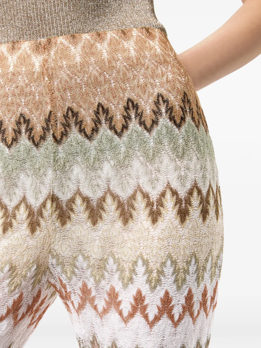 Missoni Flared broek Beige