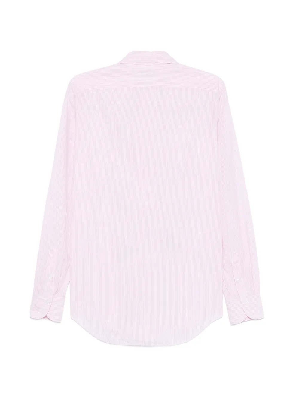 Finamore 1925 Napoli Gestreept overhemd Roze