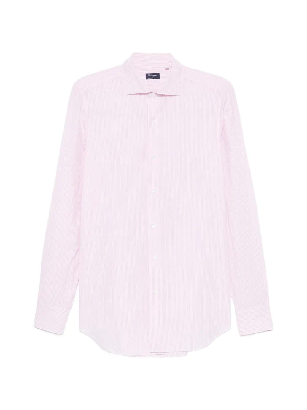 Finamore 1925 Napoli striped long-sleeve shirt - Rosa