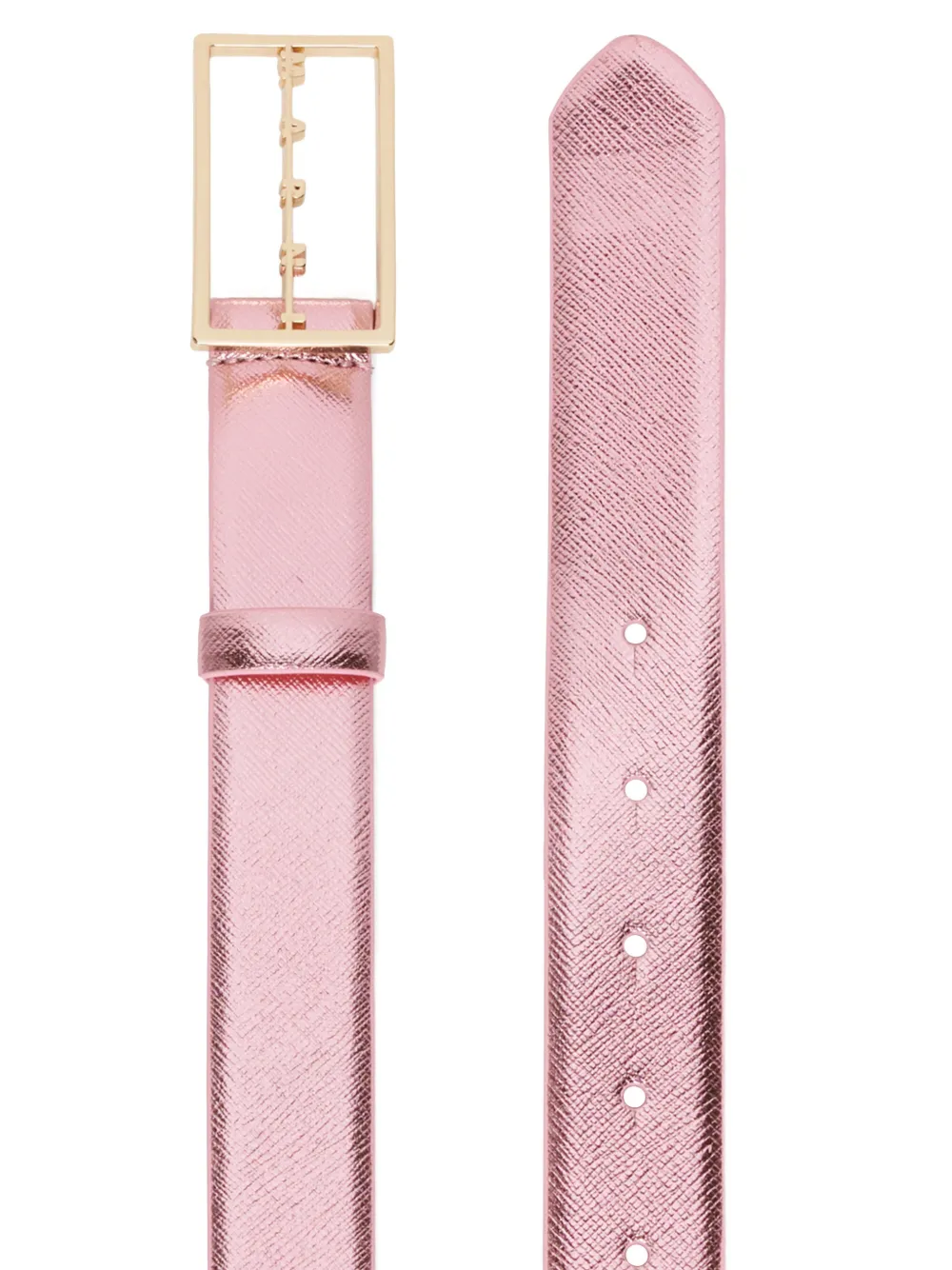 Marni Kids Riem met logoplakkaat Roze