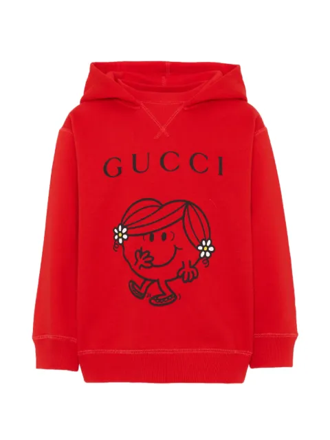 Gucci Kids hoodie Little Miss™ con estampado gráfico en colaboración con Mr Men™