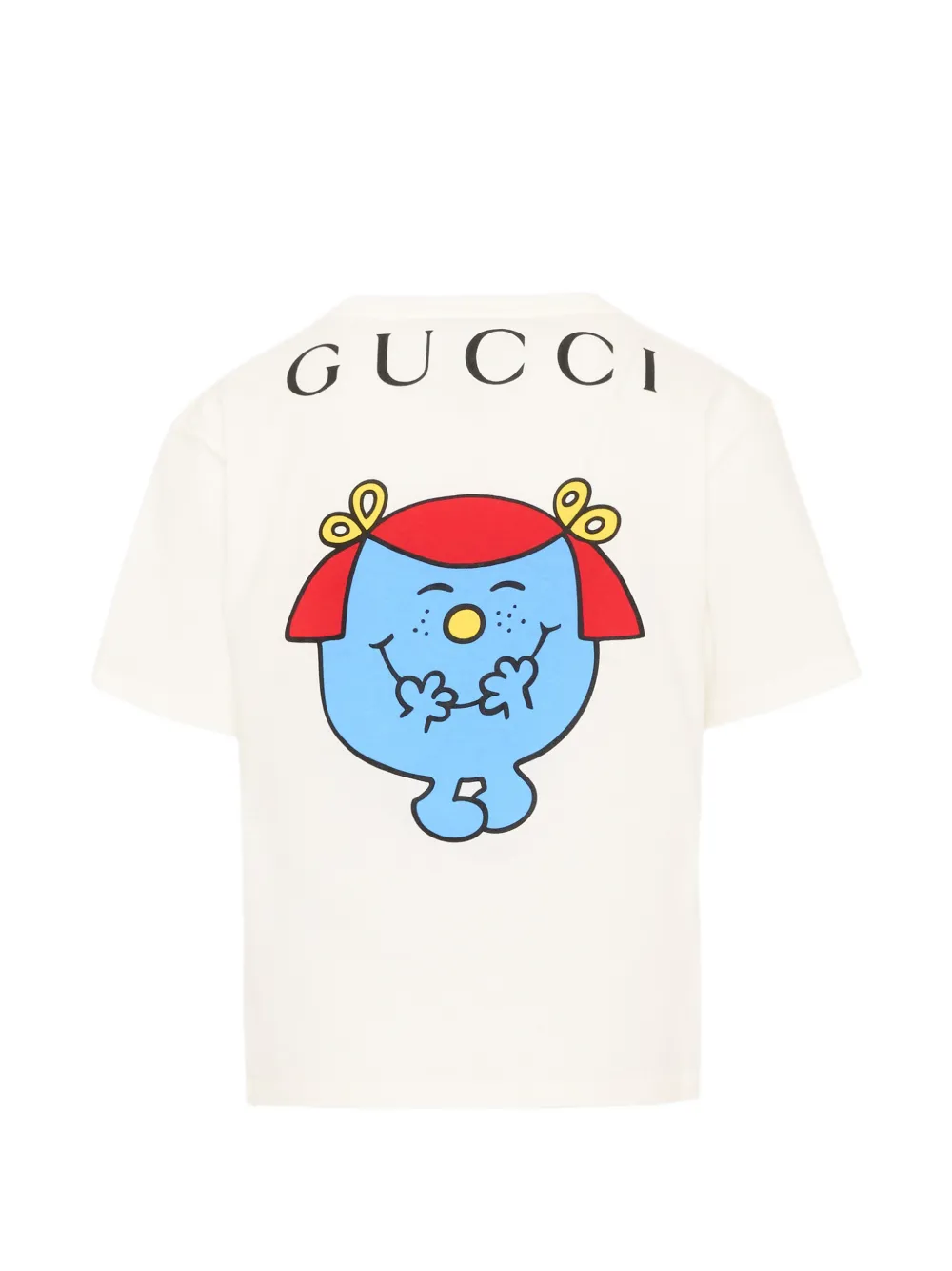 Gucci Kids x Mr. Men Little Miss katoenen T-shirt met grafische print Wit