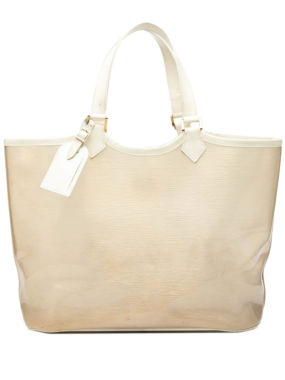 Louis Vuitton Pre-Owned 2001 Epi Plage Lagoon Bay GM tote bag - Bianco