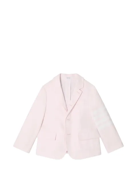 Thom Browne Kids 4-Bar oxford blazer