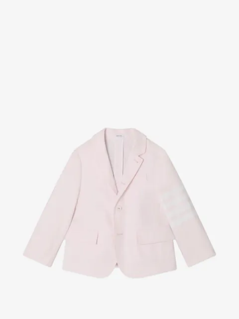 Thom Browne Kids 4-Bar oxford blazer