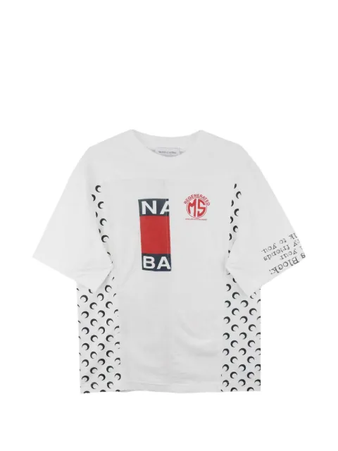 Marine Serre Upcycled panelled T-shirt