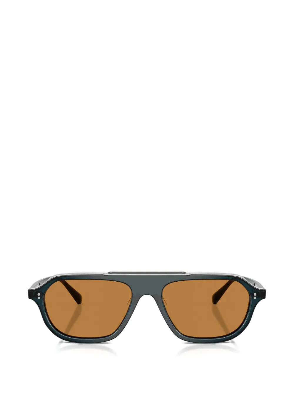 Oliver Peoples Estin pilot-frame sunglasses - Schwarz
