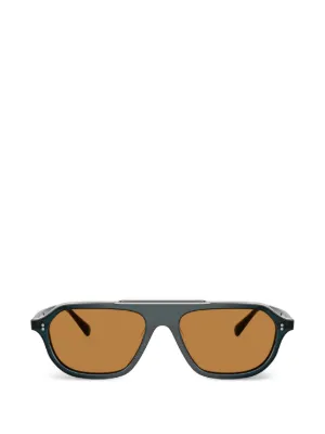 Prada Eyewear シールドサングラス | イエロー | FARFETCH JP