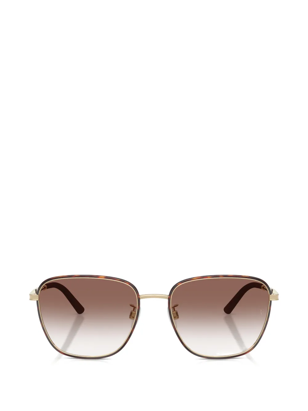 Oliver Peoples R-18 tortoiseshell-effect square-frame sunglasses - Oro