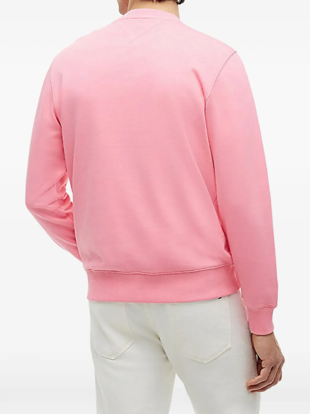 Tommy Hilfiger Sweater met logopatch Roze