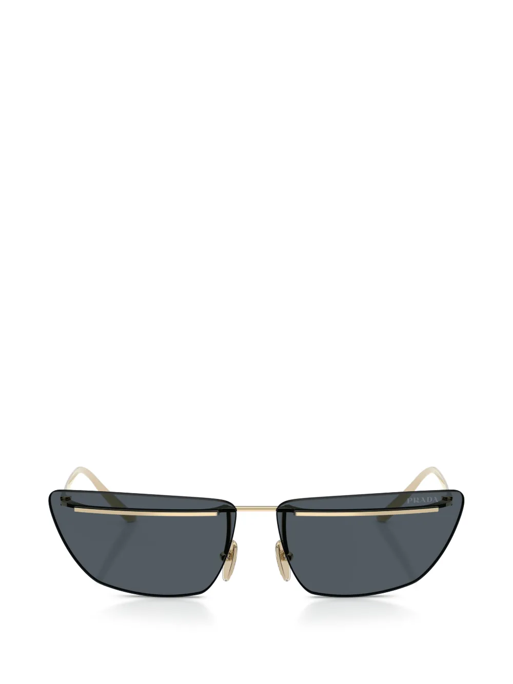 Prada Eyewear cat-eye frame sunglasses - Gold