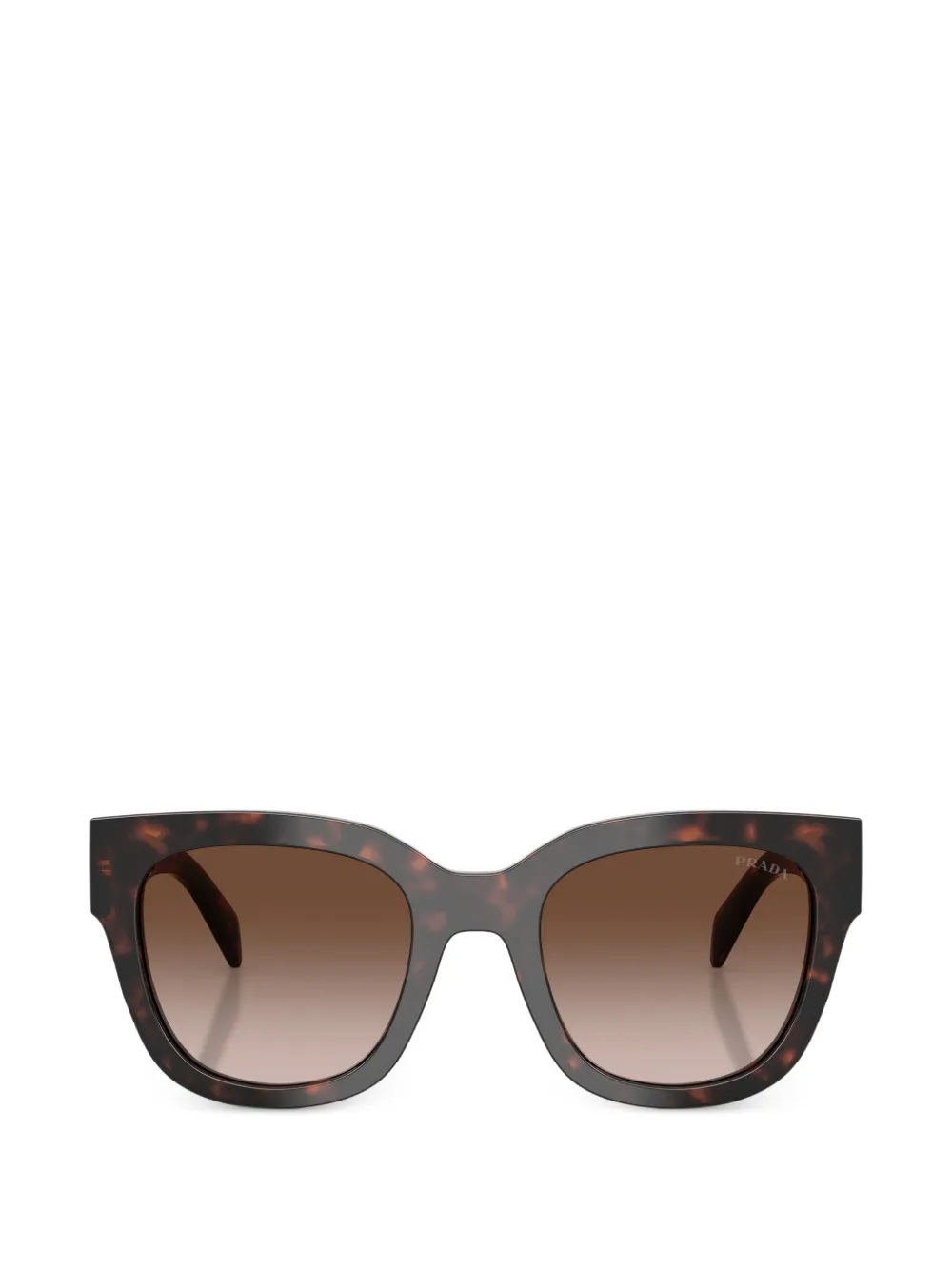 Prada Eyewear tortoiseshell-effect square-frame sunglasses - Braun