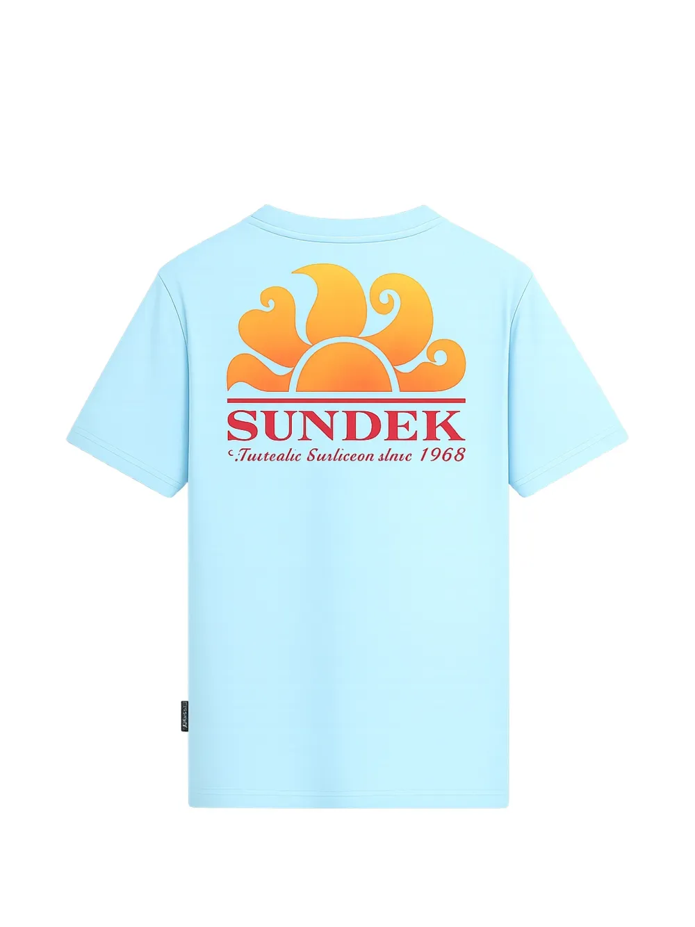 Sundek T-shirt met logoprint Blauw